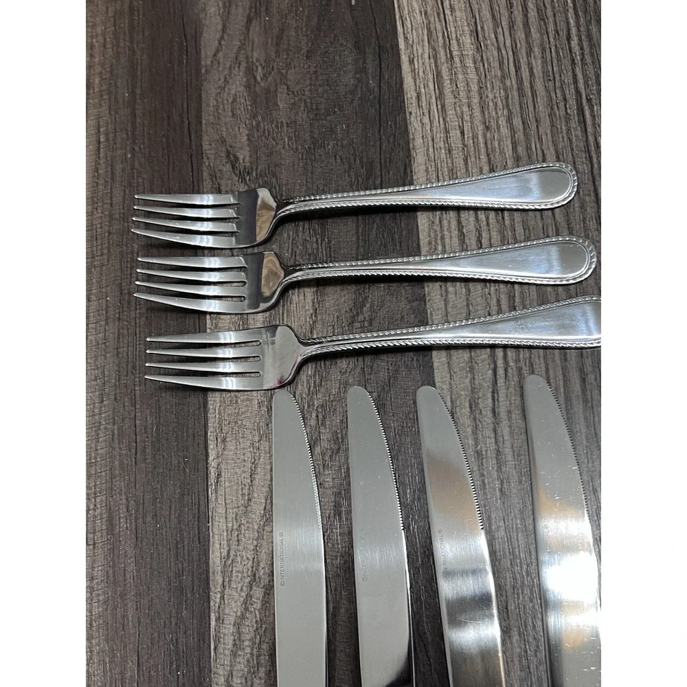 International Tableware Belmont‎ Stainless Steel Flatware Lot Restaurant 21 PC